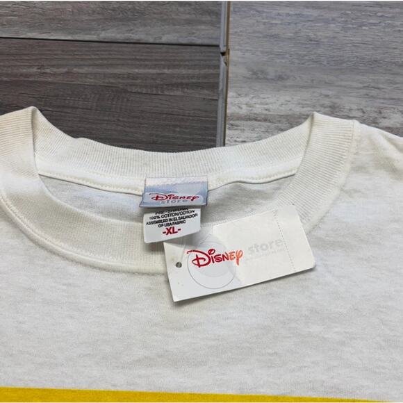 Vintage y2k Disney White Mens XL Home On The Range Bust A Moo Graphic Shirt NWT - Picture 9 of 10